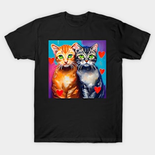 Cats in Love T-Shirt